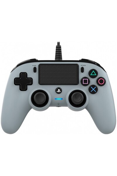 Nacon Controller cu fir Compact pentru Playstation 4, Argintiu