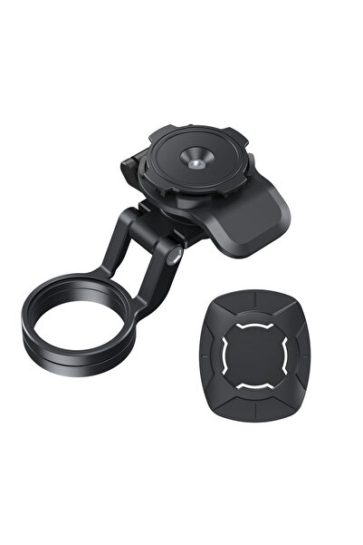 Choice حامل هاتف محمول للدراجات الهوائية قابل للدوران 360 درجة، قاعدة من سبائ...