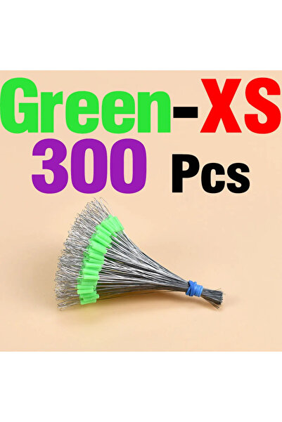 Choice مجموعة من 300 قطعة من خيط صيد السمك من السيليكون XS MNFT باللون الأخضر...