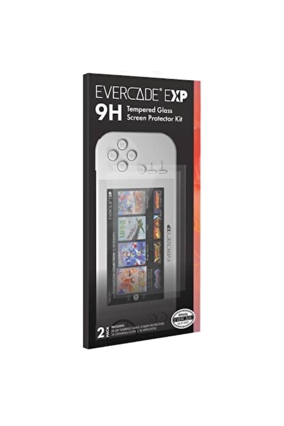EVERCADE Tempered Glass Screen Protector for Consoles, Set of 2