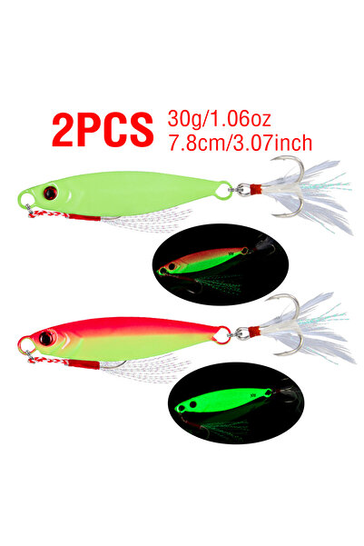 Choice طُعم صيد غاطس 30 جرام، قطعتان، طُعم صيد عيون ثلاثية الأبعاد، 7 جرام/10...