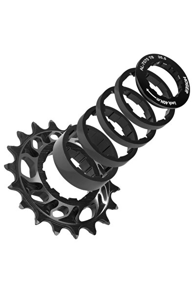 Choice طقم تحويل دولاب الموازنة أحادي السرعة من هوجر باللون الأسود، 18 طنًا، ...