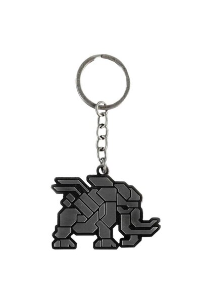 DIFUZED Μπρελόκ Difuzed, Μεταλλικό, Μαύρο/Γκρι