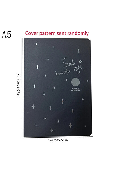 Choice A5 Black Paper Notebook Sketchbook Diary for Graffiti Soft Cover Sketch Book Photo Album Notebook Of