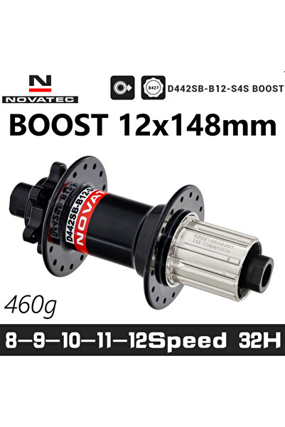 Choice BOOST 148 HG Novatec D442SB-B12 Boost 148 مم × 12 مم محور خلفي 142 × 1...