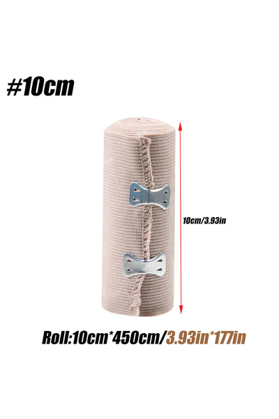 Choice 10CM-1Roll 1 Roll Premium Elastic Bandage Wrap - Strong Compression Bandage Wrap for Wrists, Ankles,