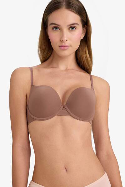 DeFacto Push up Micro Covered Half Filled Underwire T-Shirt Bra Fall in Love Z3350Az25Au