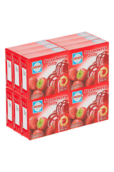 Green's جيلي الفراولة 12 × 80 جم