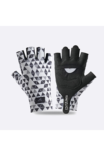 Choice قفازات نصف أصابع لركوب الدراجات في الربيع والخريف للرجال والنساء، قابل...