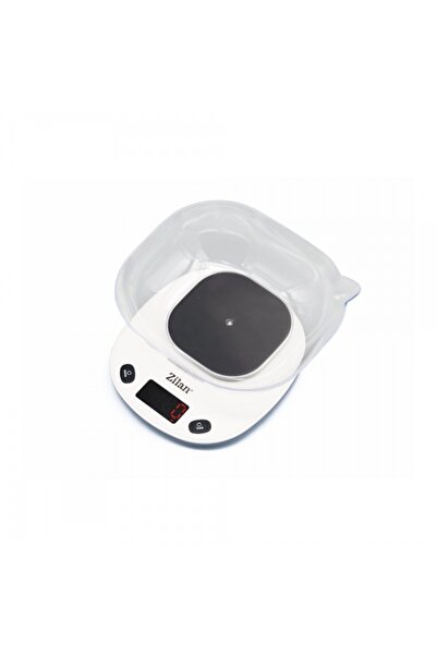 Zilan Digital kitchen scale, maximum capacity 5kg, automatic shut-off, white ...