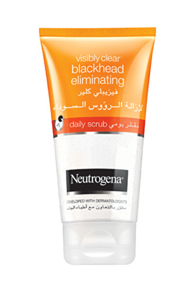 Neutrogena Blackhead Eliminating Facial Scrub with Purifying Salicylic Acid, 150 Ml