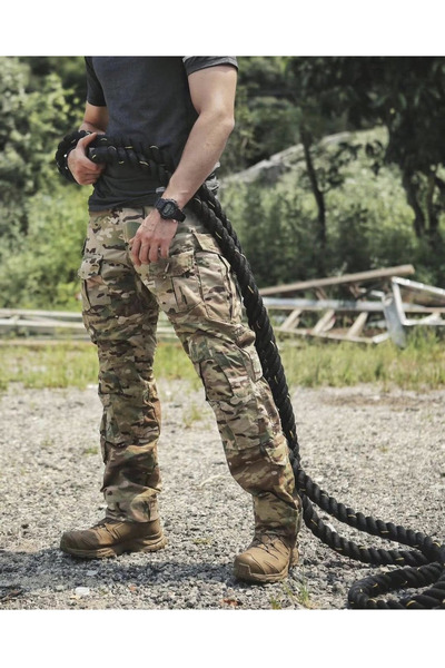 Lion camo Tactical Combat Outdoor Airsoft Pants Cargo Pockets