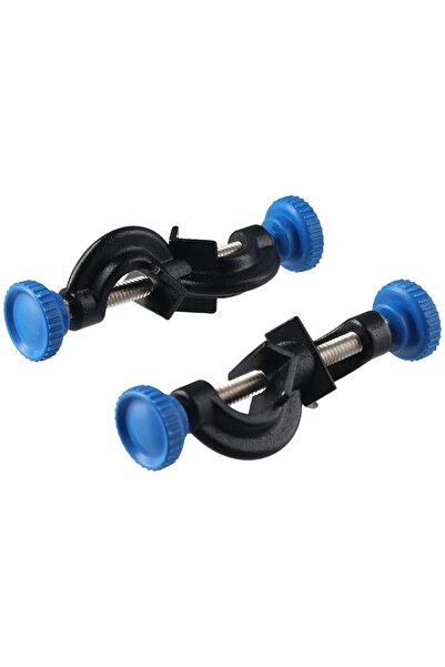 Choice حامل مشبك مختبر، عبوة من 4 قطع، حامل مشبك مختبر بزاوية قائمة من سبائك ...