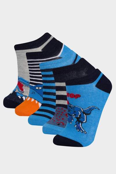 DeFacto Boy's 5-Piece Cotton Booties Socks F4705A8Ns