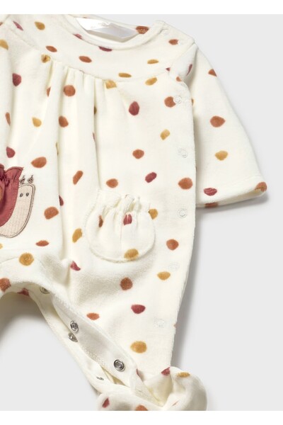 MAYORAL Newborn 2 Pcs Velvet Jumpsuit Set