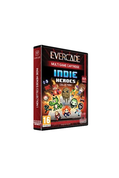 EVERCADE Cartuș multi-joc, #17, Indie Heroes Collection 1, 14 în 1, Retro