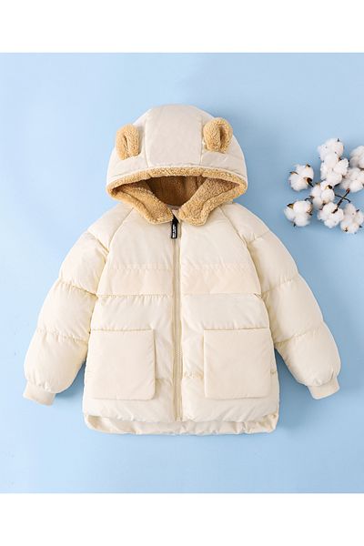 SAPS Padded Winter Jacket - Beige