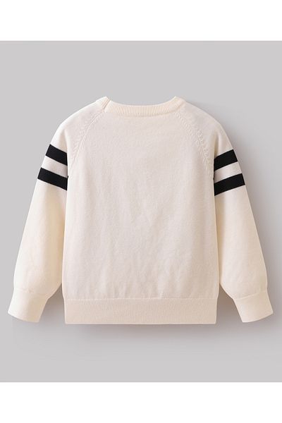 SAPS Full Sleeves Pullover - Cream