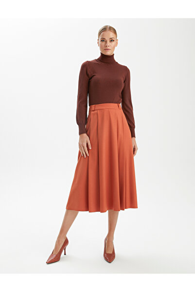 BGN workshop Viscose Mixed Flower Detail Skirt