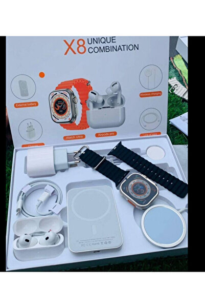 tech and ar Muhteşem 8’li set: Şarj cihazı, akıllı saat, magsafe şarj, powerb...