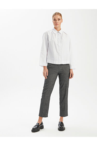 BGN workshop Cămașă din bumbac cu detaliu plisat