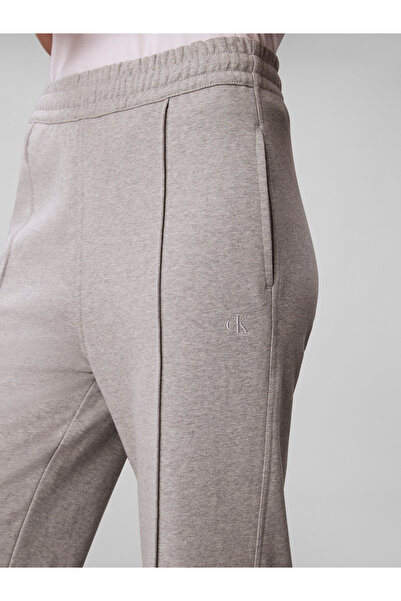 Calvin Klein Women Gray Archive Logo French Cotton Joggers