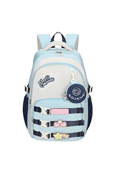 MUGGLE Σχολικό σακίδιο πλάτης 3 θέσεων Very Comfort College σε τιρκουάζ-μπλε ...