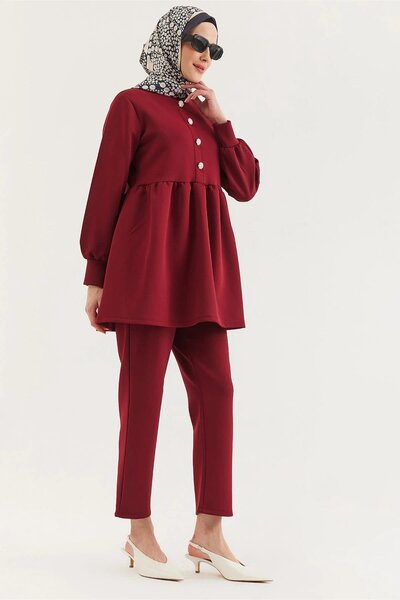 İKLİM LİFE Stony buttoned double set