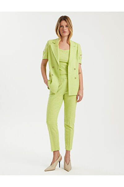 BGN workshop Viscose Mixed Ruffle Detail Jacket