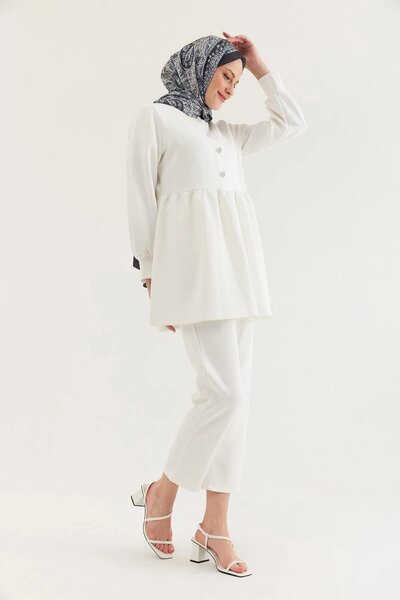 İKLİM LİFE Stony buttoned double set