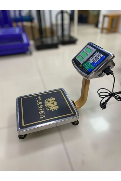 bozztech 100 KĞ Elektronik Dijital Terazi Baskül 30X34cm Tabla ölçüsü 10gr Hassasiyet boyun kırmalı