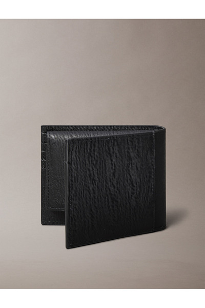 Calvin Klein Men Black Saffiano Billfold Wallet