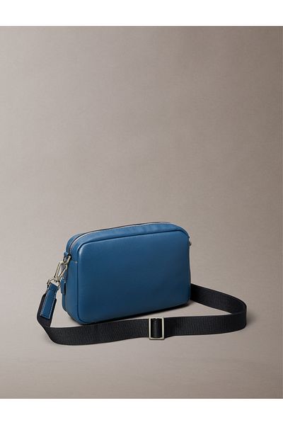 Calvin Klein Men Moonlit Ocean Micro Pebble Raised Crossbody Camera Bag