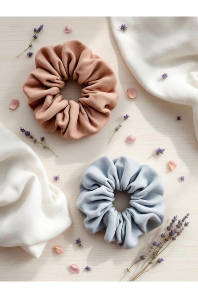 JACA XXL Scrunchie Design Fabric Buckle