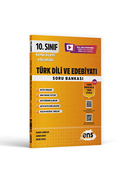 Ens Yayıncılık 10. Sınıf Türk Dili ve Edebiyatı Etkinlikli Soru Bankası 2026