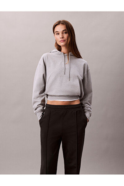 Calvin Klein Women Black Archive Logo French Cotton Joggers