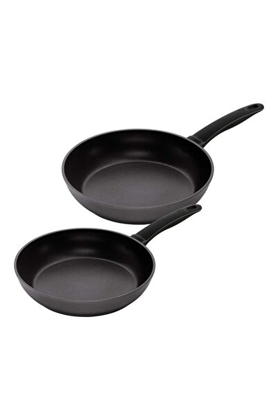 Kuhn Rikon Set de 2 tigăi, Ø 24/28 cm, aluminiu și titan, Kuhn Rikon, Easy Induction