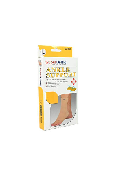 Others Elastic Ankle Support, White, A9-009, Large