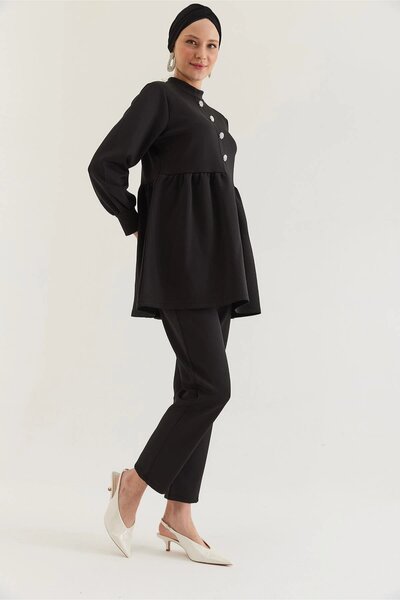 İKLİM LİFE Double Suit with Stone Buttons