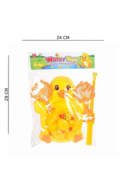 HİLAL PLASTİK Pvc Duck Fishing Rod Set with Pool