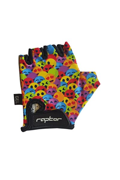 SARİSSA BİSİKLET Raptor Çocuk Eldiveni Kısa Parmak Çocuk Bisiklet Eldiveni Si...