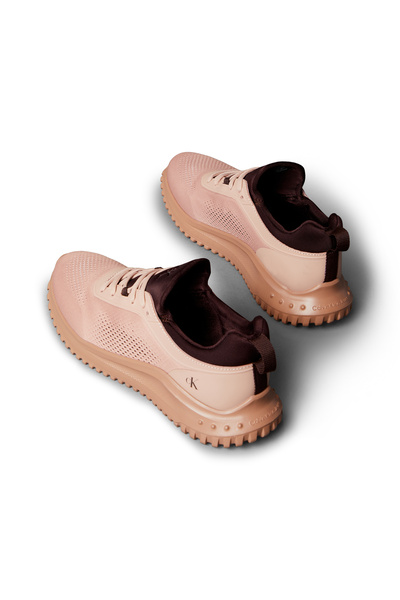 Calvin Klein Women Natural Eva Runner Sock Mix Low Top Trainers