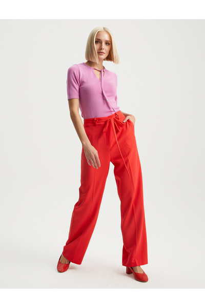 BGN workshop TRICO PIELE DE VISCOSĂ CU JUMĂTATE DE MANE - PULOVER TRICO CU DECOLTEU ÎN V