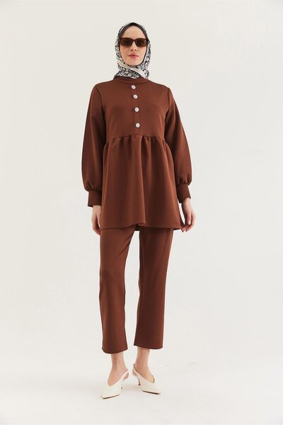 İKLİM LİFE Stony buttoned double set