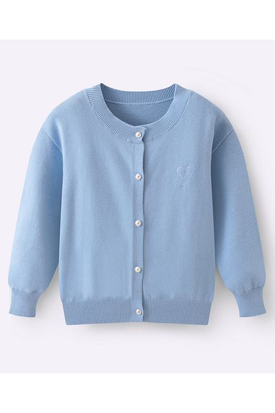SAPS Front Open Sweaters - Blue