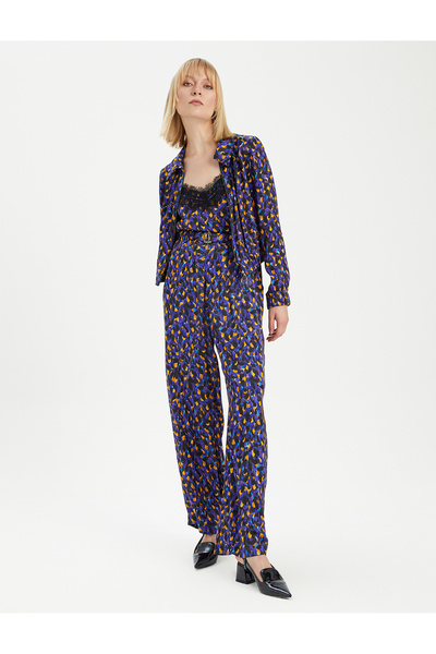 BGN workshop Cămașă imprimată din viscoză cu fermoar elastic