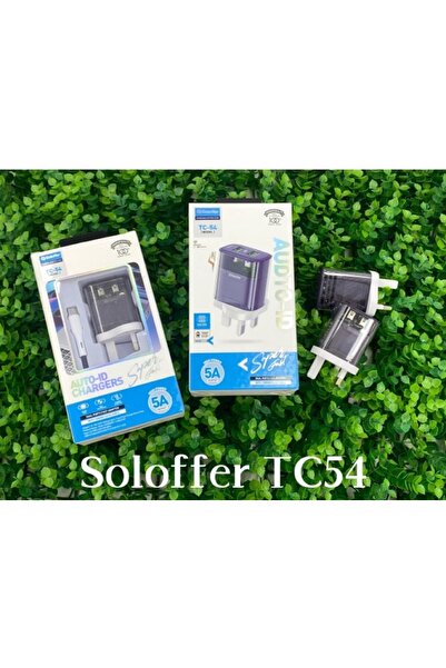 SOLOFFER TC-54 Home Charger | Fast USB Wall Charger for Smartphones, Tablets ...
