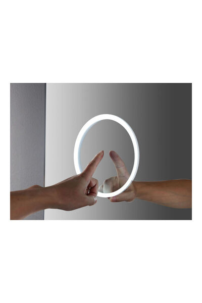 Raffine Double Key Lighting Bathroom LED Mirror Transparent 120 x 80 CM