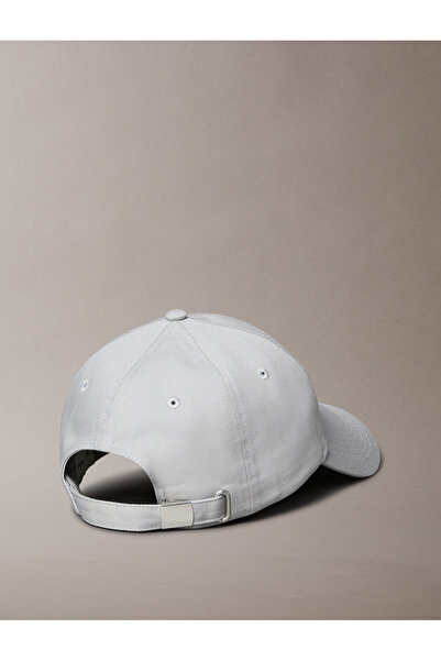 Calvin Klein Women White UV Cotton Twill Embroidered Logo Cap