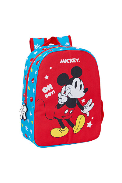Mickey Mouse Clubhouse Ghiozdan școlar Mickey Mouse Clubhouse Fantastic Albastru Roșu 26 x 34 x 11 cm